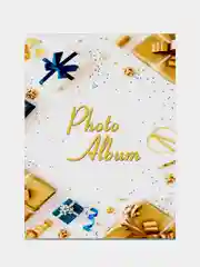 Голубой фотоальбом на 36 фото