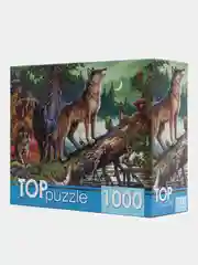 Зелёный хаки пазлы 1000 элементов
