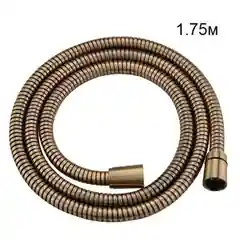 Бронзовый душевой набор для смесителя Ganzer Tempest Cosmopolitan V: лейка, 5 режимов, шланг, 1,5 м