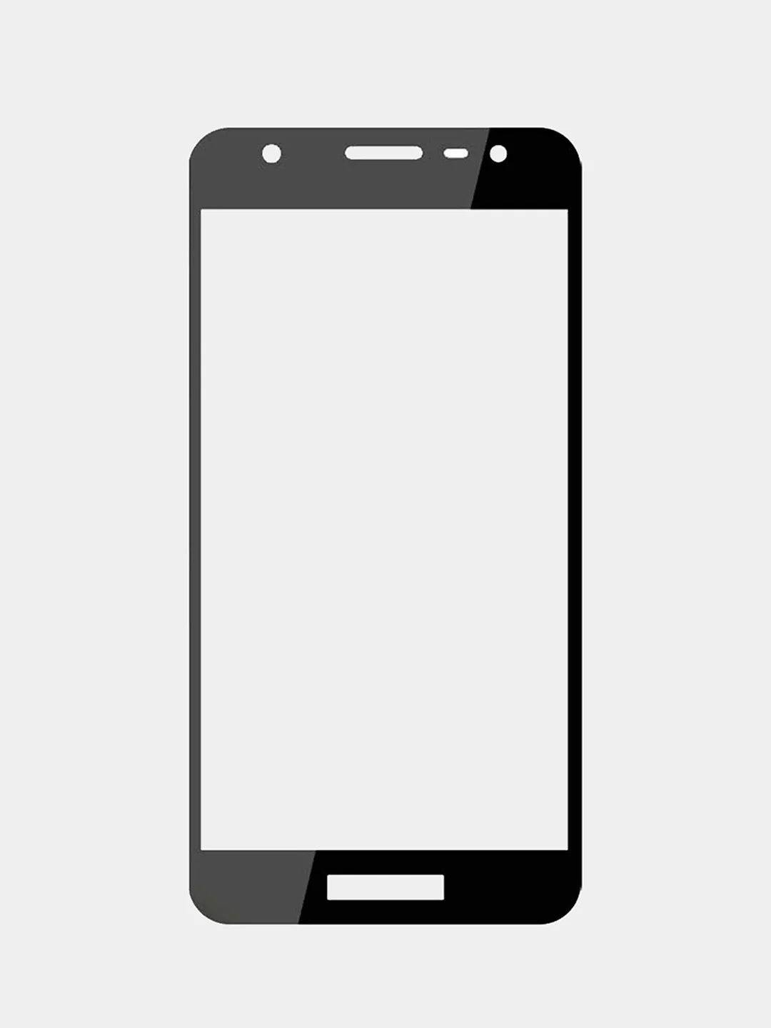 Защитное стекло 9D для Samsung Galaxy A2 Core, полное покрытие