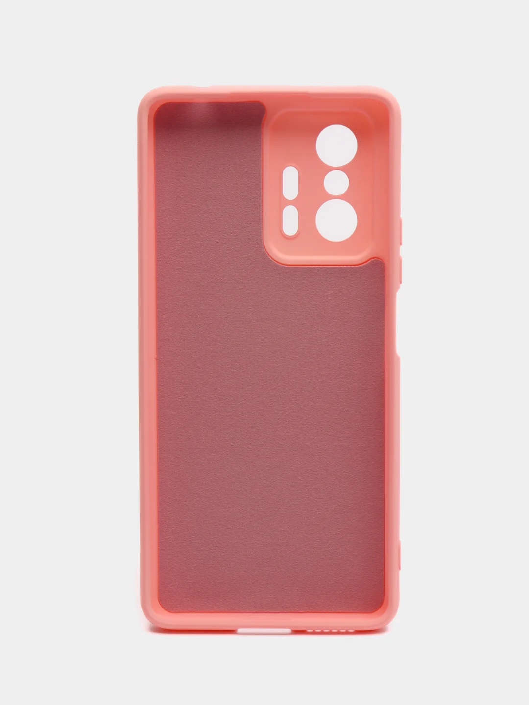Розовый чехол Silicone Cover для Xiaomi 11T / 11T Pro, Сяоми 11Т / 11Т Про, силиконовый