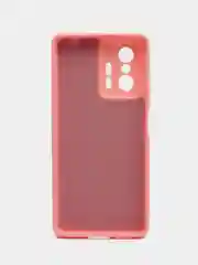 Розовый чехол Silicone Cover для Xiaomi 11T / 11T Pro, Сяоми 11Т / 11Т Про, силиконовый