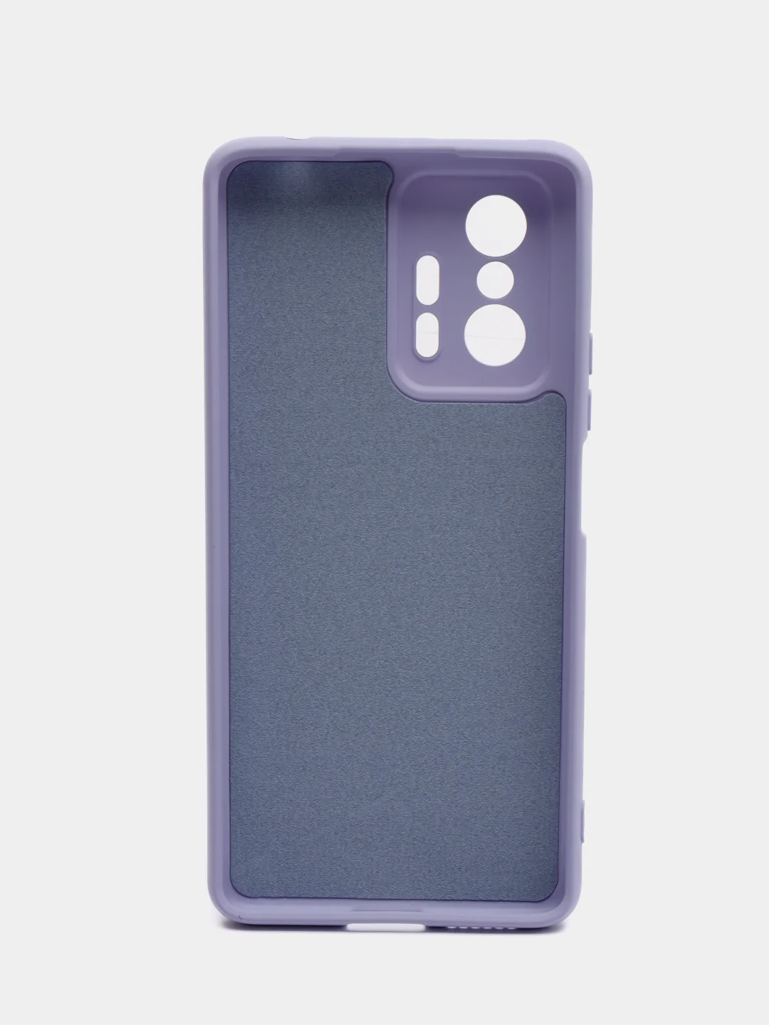 Лавандовый чехол Silicone Cover для Xiaomi 11T / 11T Pro, Сяоми 11Т / 11Т Про, силиконовый
