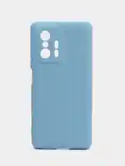 Небесно-голубой чехол Silicone Cover для Xiaomi 11T / 11T Pro, Сяоми 11Т / 11Т Про, силиконовый
