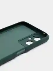 Тёмно-зелёный чехол Silicone Cover для Realme 9i / Oppo A96 4G (Реалми 9 Ай / Оппо А96 4G), силиконовый