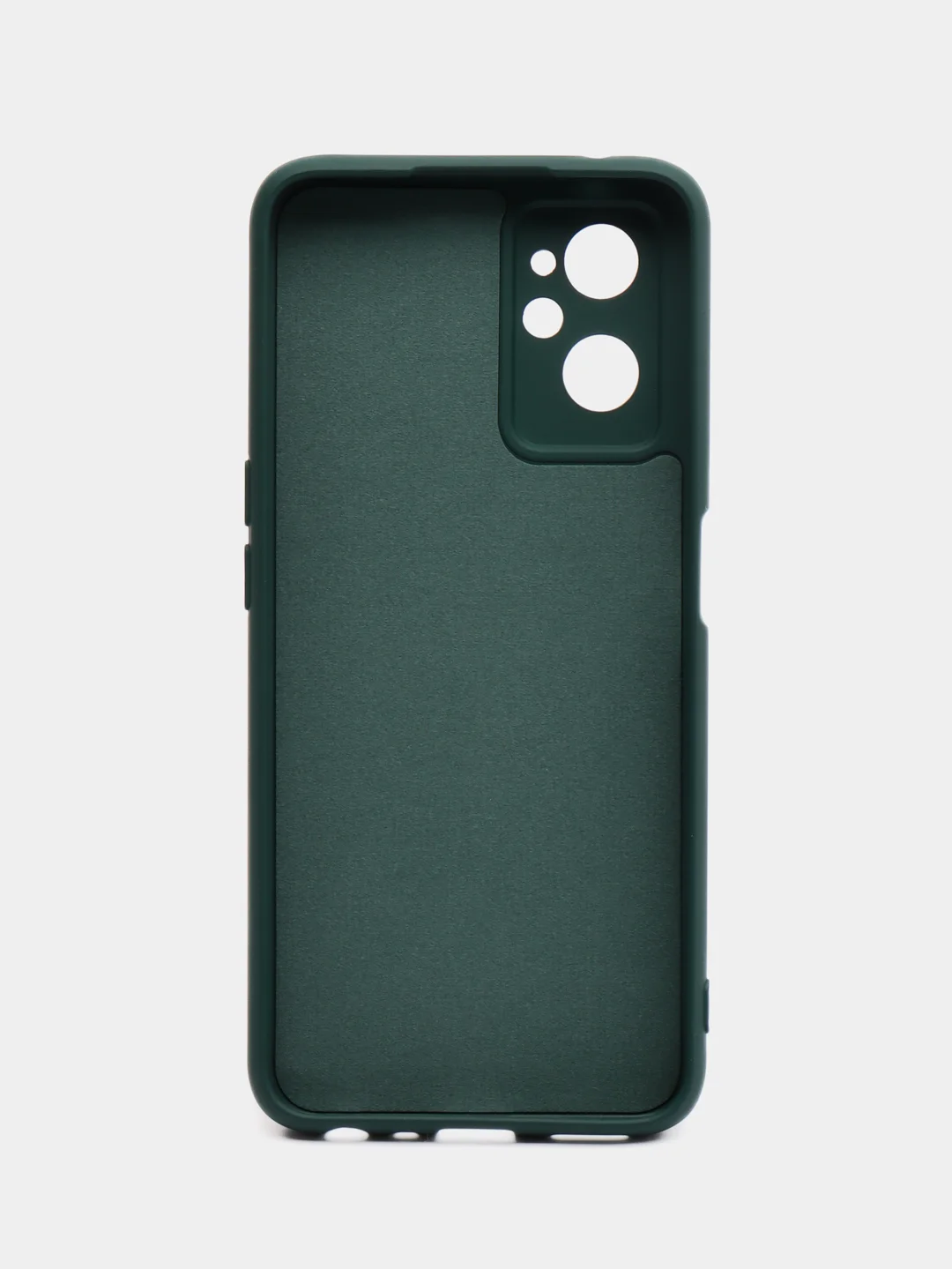Тёмно-зелёный чехол Silicone Cover для Realme 9i / Oppo A96 4G (Реалми 9 Ай / Оппо А96 4G), силиконовый