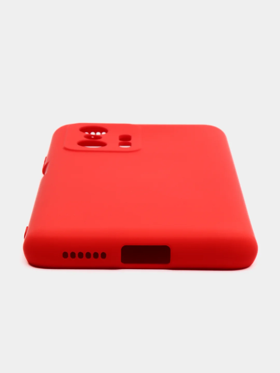 Красный чехол Silicone Cover для Xiaomi 11T / 11T Pro, Сяоми 11Т / 11Т Про, силиконовый
