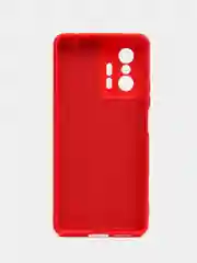 Красный чехол Silicone Cover для Xiaomi 11T / 11T Pro, Сяоми 11Т / 11Т Про, силиконовый