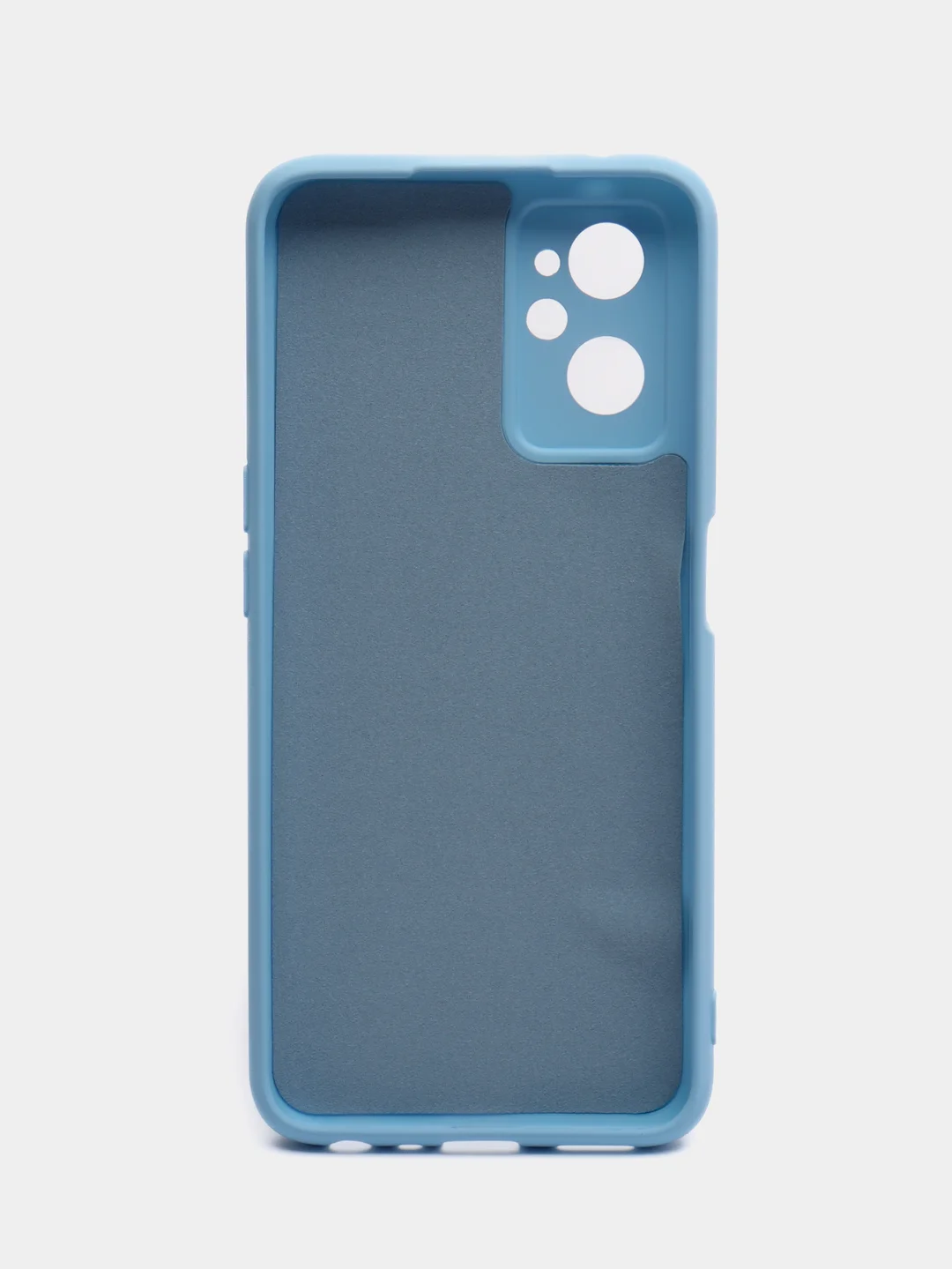 Небесно-голубой чехол Silicone Cover для Realme 9i / Oppo A96 4G (Реалми 9 Ай / Оппо А96 4G), силиконовый