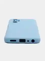 Небесно-голубой чехол Silicone Cover для Realme 9i / Oppo A96 4G (Реалми 9 Ай / Оппо А96 4G), силиконовый