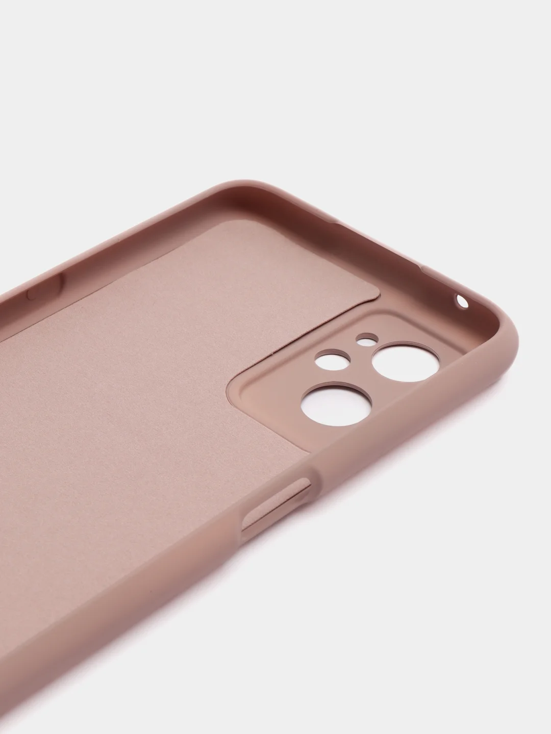 Бежевый чехол Silicone Cover для Realme 9i / Oppo A96 4G (Реалми 9 Ай / Оппо А96 4G), силиконовый