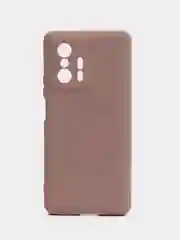 Бежевый чехол Silicone Cover для Xiaomi 11T / 11T Pro, Сяоми 11Т / 11Т Про, силиконовый