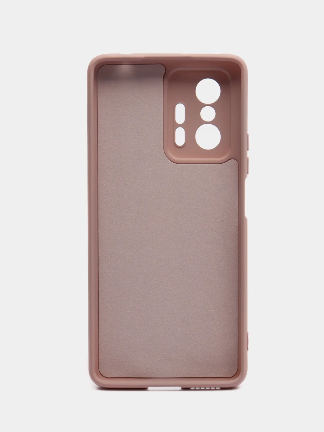 Бежевый чехол Silicone Cover для Xiaomi 11T / 11T Pro, Сяоми 11Т / 11Т Про, силиконовый