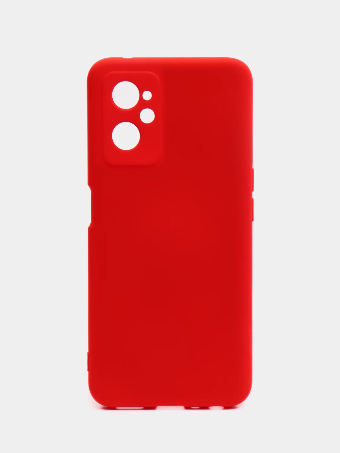 Красный чехол Silicone Cover для Realme 9i / Oppo A96 4G (Реалми 9 Ай / Оппо А96 4G), силиконовый