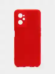 Красный чехол Silicone Cover для Realme 9i / Oppo A96 4G (Реалми 9 Ай / Оппо А96 4G), силиконовый