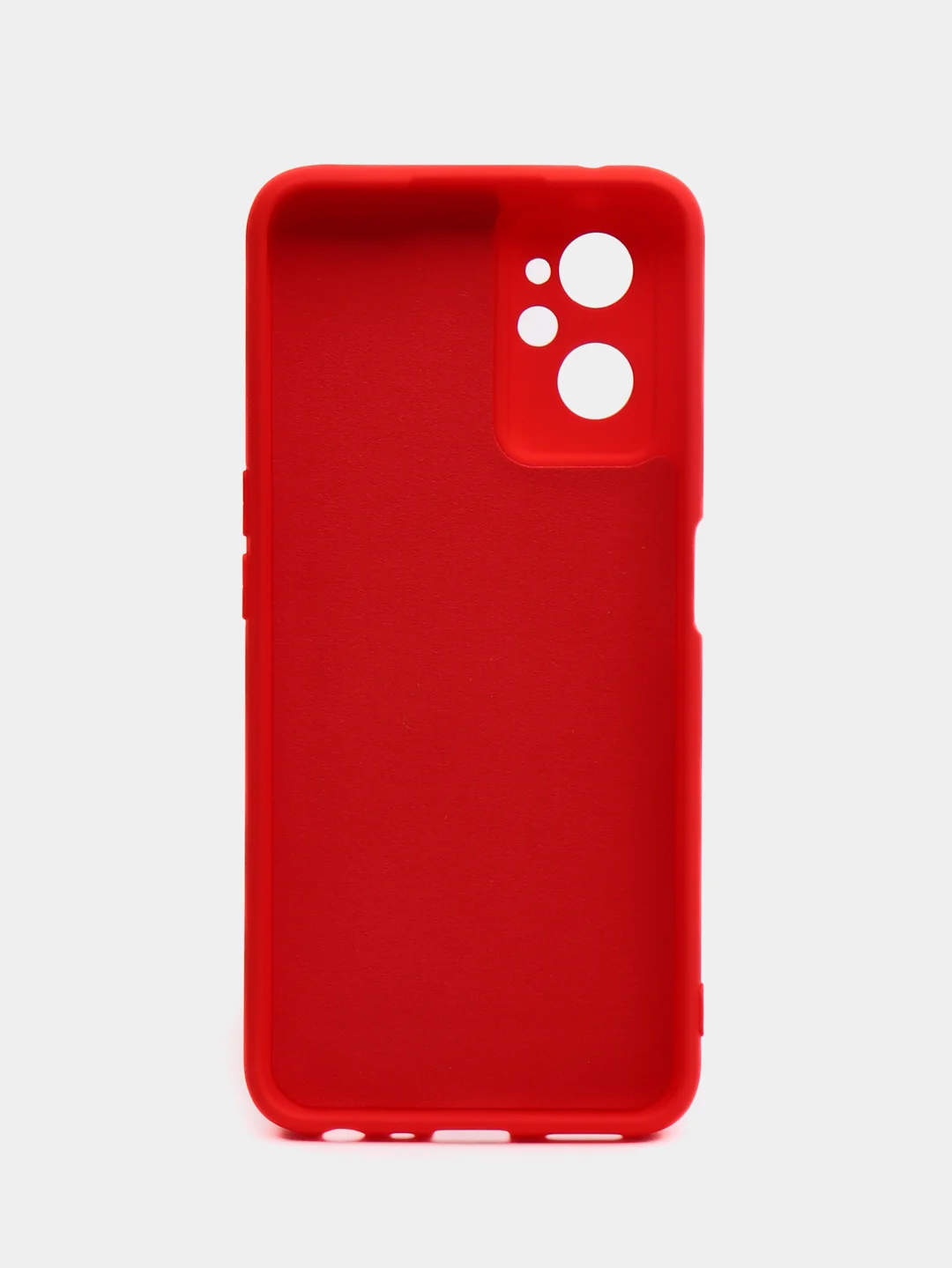 Красный чехол Silicone Cover для Realme 9i / Oppo A96 4G (Реалми 9 Ай / Оппо А96 4G), силиконовый