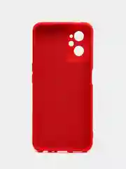 Красный чехол Silicone Cover для Realme 9i / Oppo A96 4G (Реалми 9 Ай / Оппо А96 4G), силиконовый