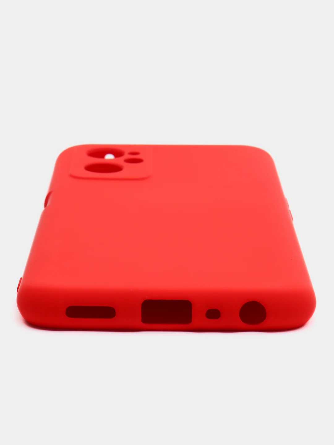 Красный чехол Silicone Cover для Realme 9i / Oppo A96 4G (Реалми 9 Ай / Оппо А96 4G), силиконовый