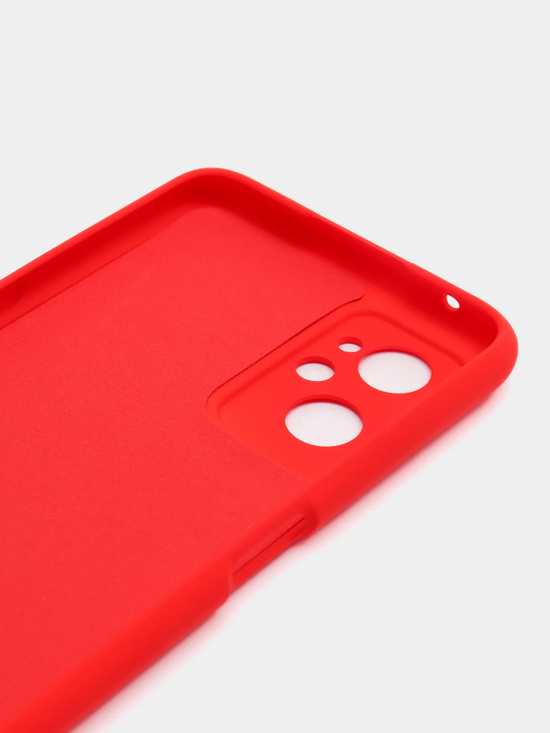 Красный чехол Silicone Cover для Realme 9i / Oppo A96 4G (Реалми 9 Ай / Оппо А96 4G), силиконовый