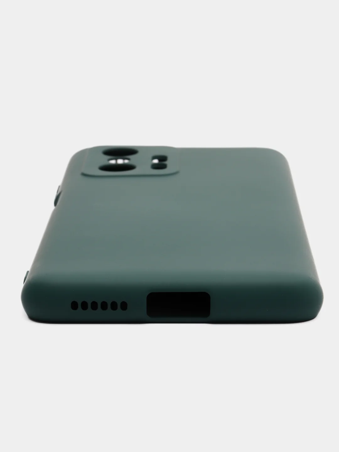 Тёмно-зелёный чехол Silicone Cover для Xiaomi 11T / 11T Pro, Сяоми 11Т / 11Т Про, силиконовый
