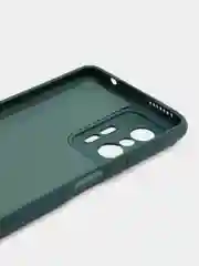 Тёмно-зелёный чехол Silicone Cover для Xiaomi 11T / 11T Pro, Сяоми 11Т / 11Т Про, силиконовый