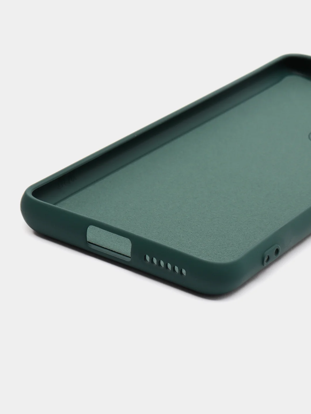 Тёмно-зелёный чехол Silicone Cover для Xiaomi 11T / 11T Pro, Сяоми 11Т / 11Т Про, силиконовый
