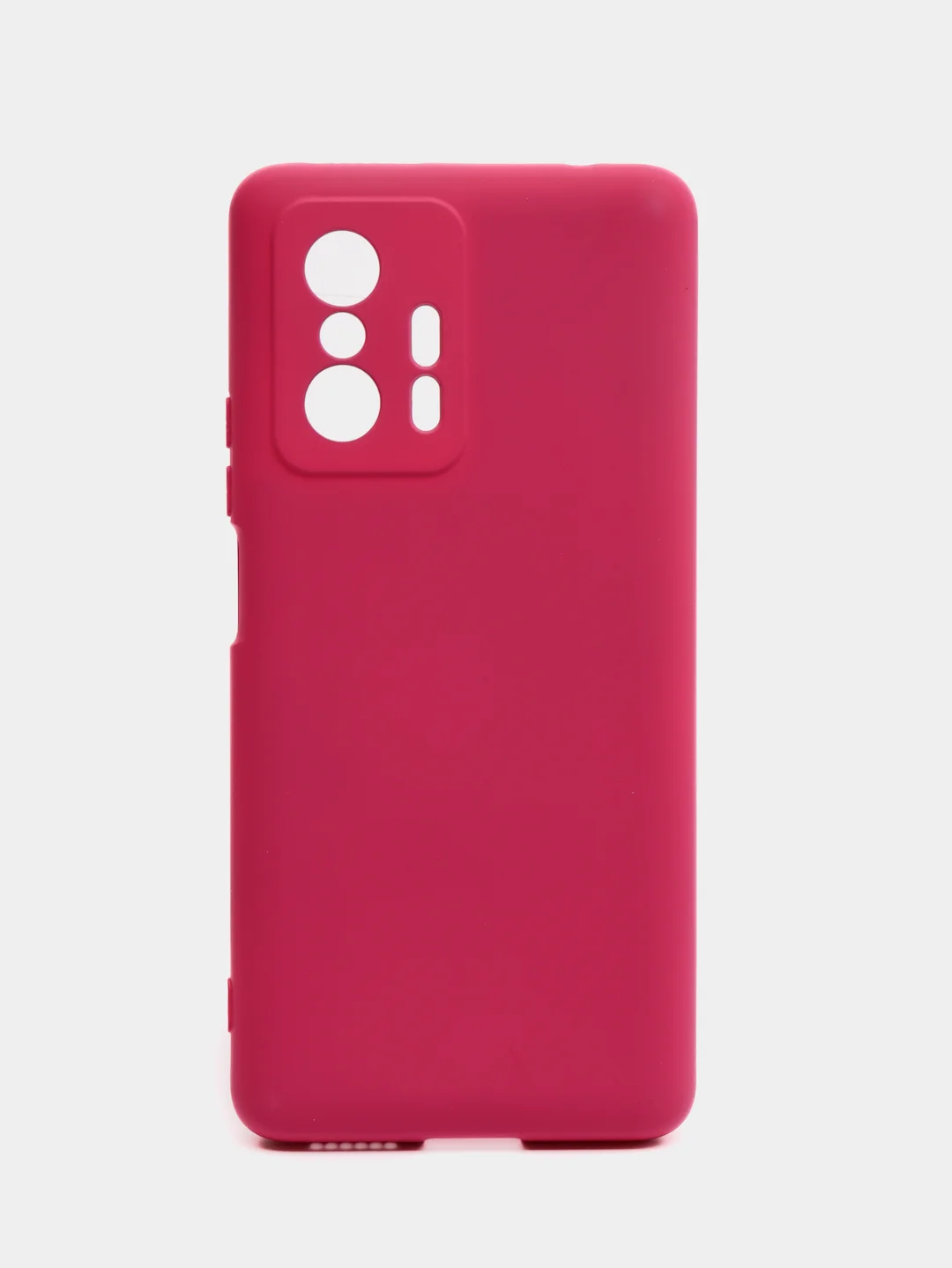 Пурпурный чехол Silicone Cover для Xiaomi 11T / 11T Pro, Сяоми 11Т / 11Т Про, силиконовый