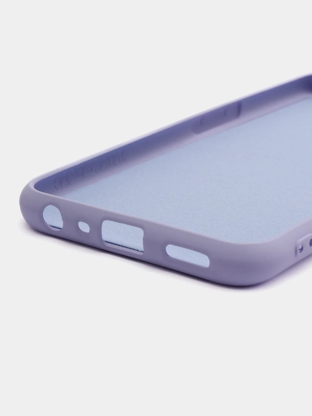 Лавандовый чехол Silicone Cover для Realme 9i / Oppo A96 4G (Реалми 9 Ай / Оппо А96 4G), силиконовый