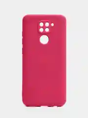 Марсала чехол Xiaomi Redmi Note 9, Редми Нот 9 силиконовый, с закрытым низом и бархатом внутри