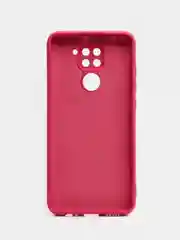 Марсала чехол Xiaomi Redmi Note 9, Редми Нот 9 силиконовый, с закрытым низом и бархатом внутри