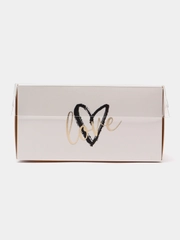 Коробка для кондитерских изделий с PVC крышкой «Love», 12 х 6 х 11,5 см