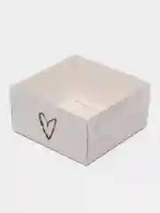 Коробка для кондитерских изделий с PVC крышкой «Love», 12 х 6 х 11,5 см