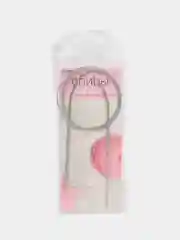 Спицы круговые, для вязания, с металлическим тросом, d 3 мм, 14/100 см