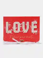 Коробка подарочная "LOVE", 16,5 х 12,5 х 5 см