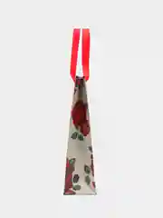 Пакет подарочный под бутылку Flowers, 13 х 36 x 10 см
