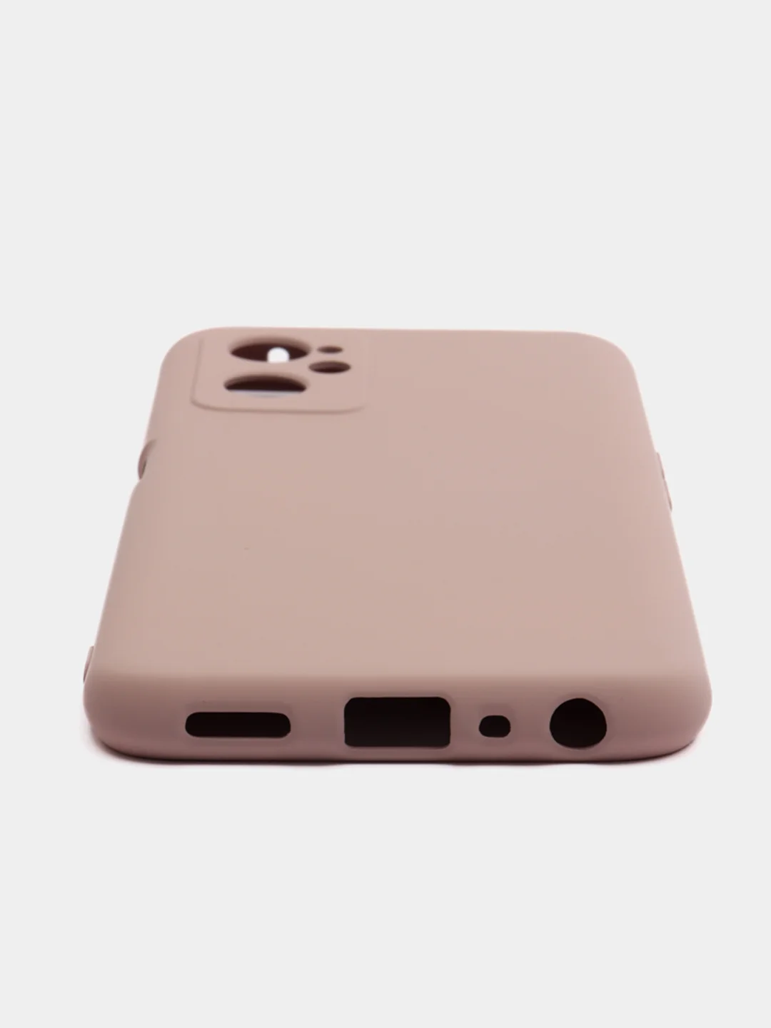 Бежевый чехол Silicone Cover для Realme 9i / Oppo A96 4G (Реалми 9 Ай / Оппо А96 4G), силиконовый