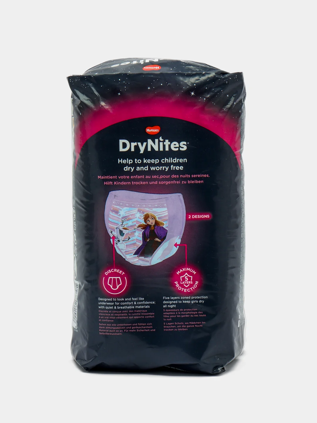 Подгузники трусики Huggies Drynites для девочек, 4-7 лет, 10шт