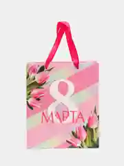 Пакет подарочный "8 Марта", 23 х 27 х 11,5 см