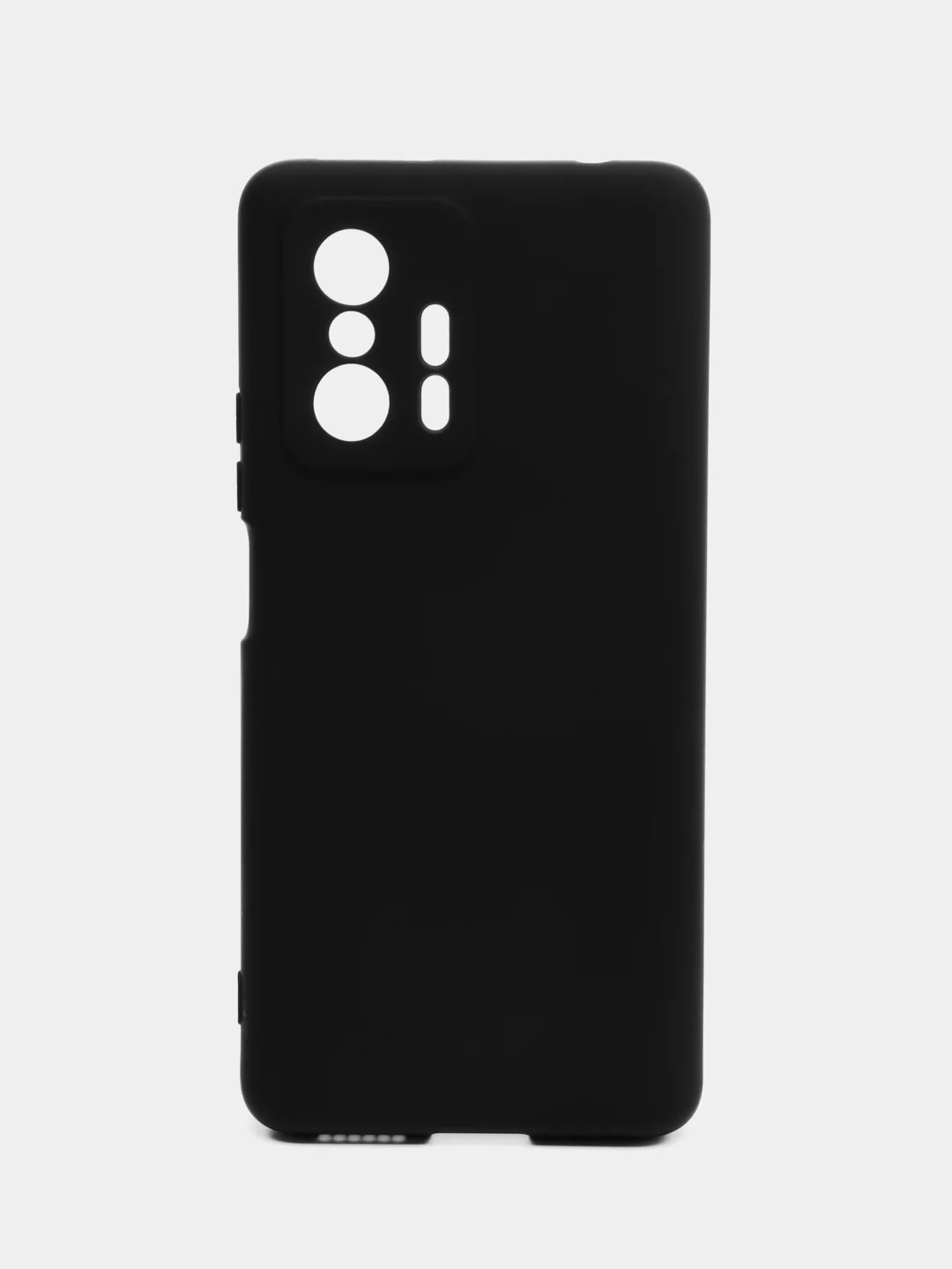 Черный чехол Silicone Cover для Xiaomi 11T / 11T Pro, Сяоми 11Т / 11Т Про, силиконовый