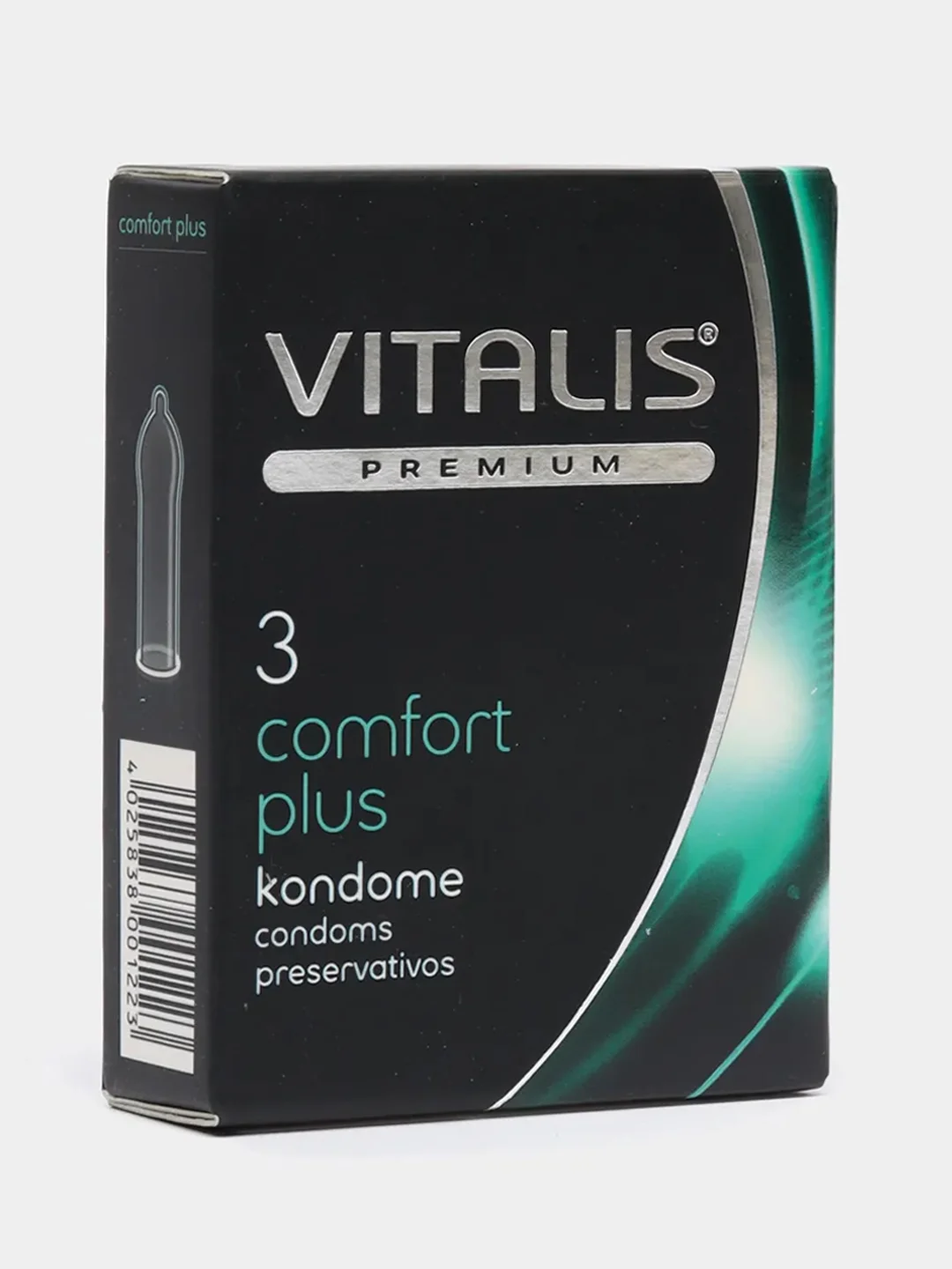 Презервативы "VITALIS" PREMIUM comfort plus, анатомической формы, 3 штуки
