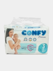 Подгузники Confy Premium Midi, 36 штук, 4-9кг