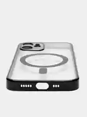 Черный чехол для телефона iPhone 15, 14, 13, 12, 11