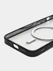 Черный чехол для телефона iPhone 15, 14, 13, 12, 11