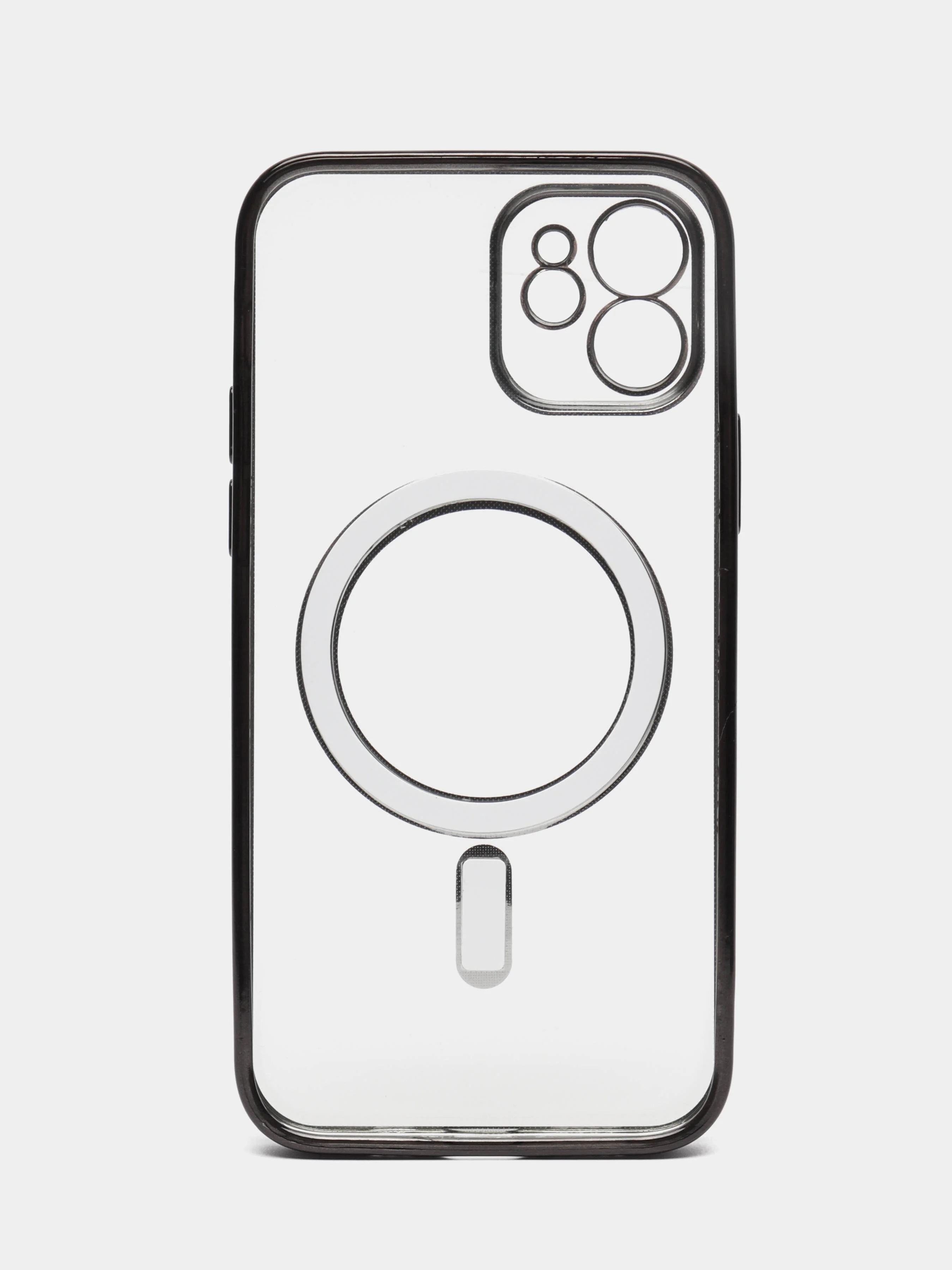 Черный чехол для телефона iPhone 15, 14, 13, 12, 11