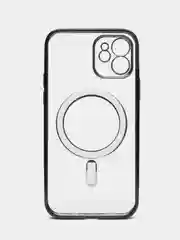 Черный чехол для телефона iPhone 15, 14, 13, 12, 11