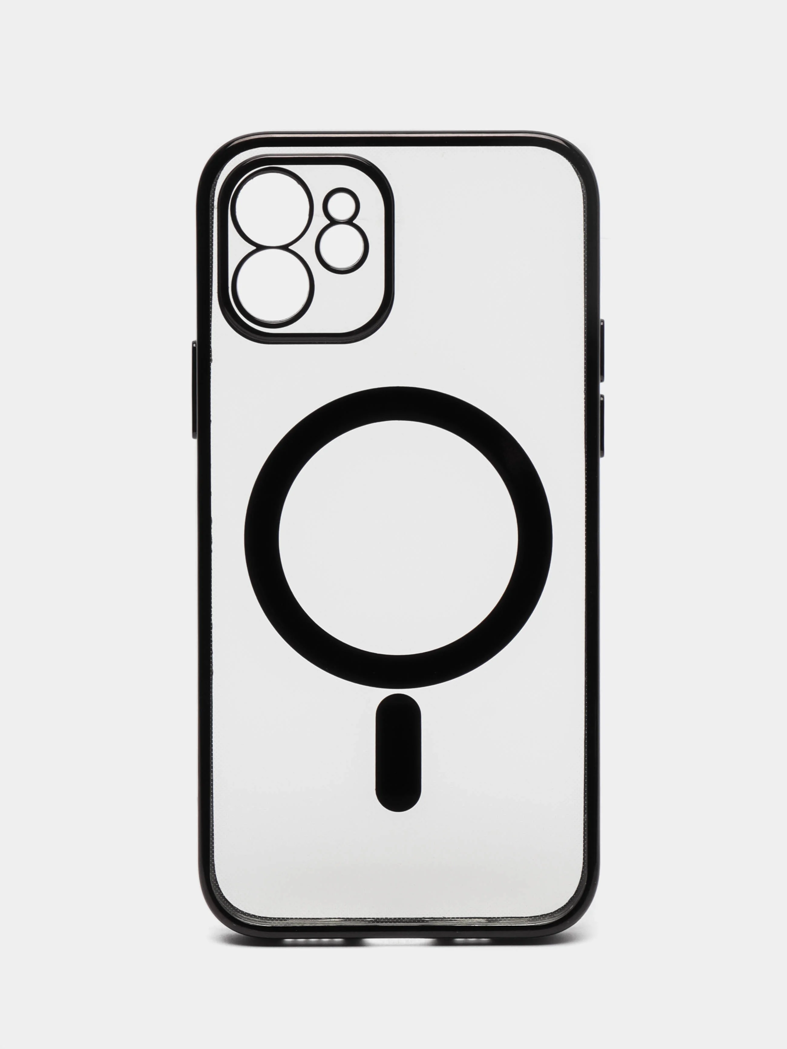 Черный чехол для телефона iPhone 15, 14, 13, 12, 11