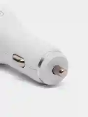 Белый автомобильное зарядное устройство, 12в, 2 порта USB/зарядка в машину в прикуриватель