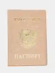 Бежевый обложка на паспорт