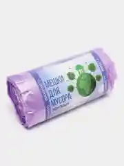 Сиреневый мусорные мешки Домовёнок ПНД / Мешки для мусора / Пакеты для мусора Домовенок