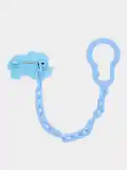 Голубой цепочка для соски, застежка булавка. CAMERA